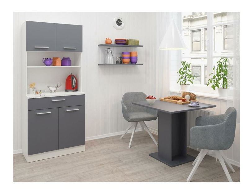 Kuchyňský kout Domini NEW (bílá + grafit)