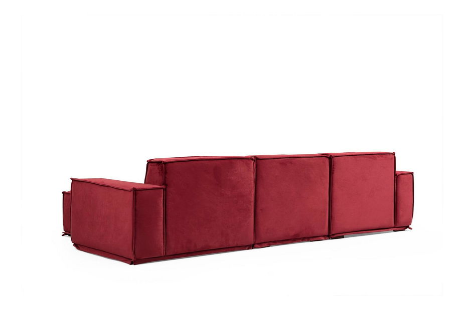 Rohová sedačka Legaletta 8 (bordó) (P)