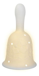 Světelná dekorace porcelánový zvonek RXL 471