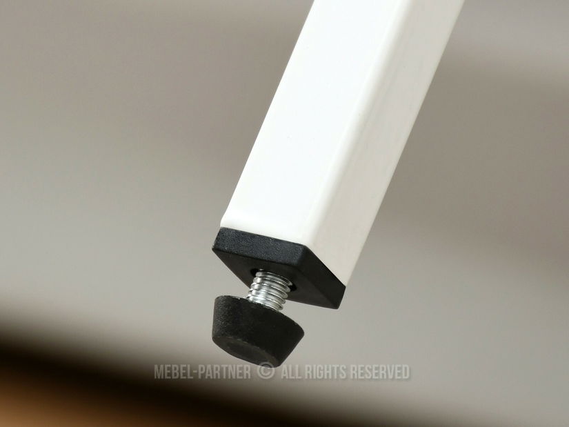 Konferenční stolek Dario (dub bílý + bílá)