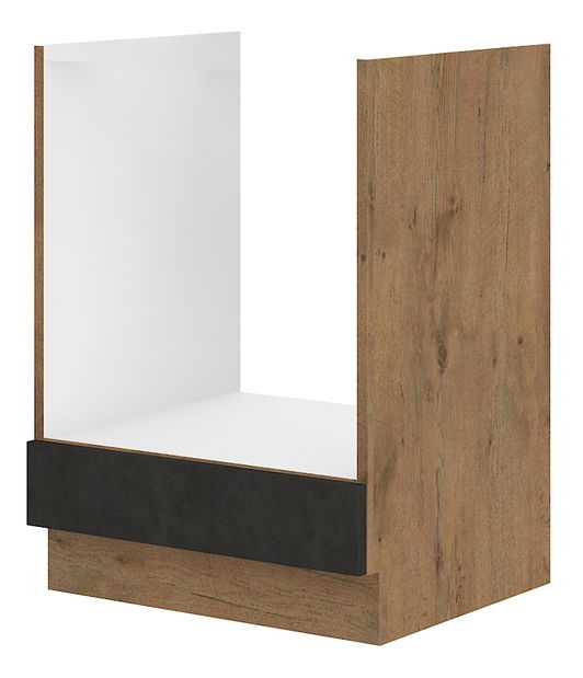 Dolní kuchyňská skříňka na rúru Virion 60 D GAZ BB (dub lancelot + matera)