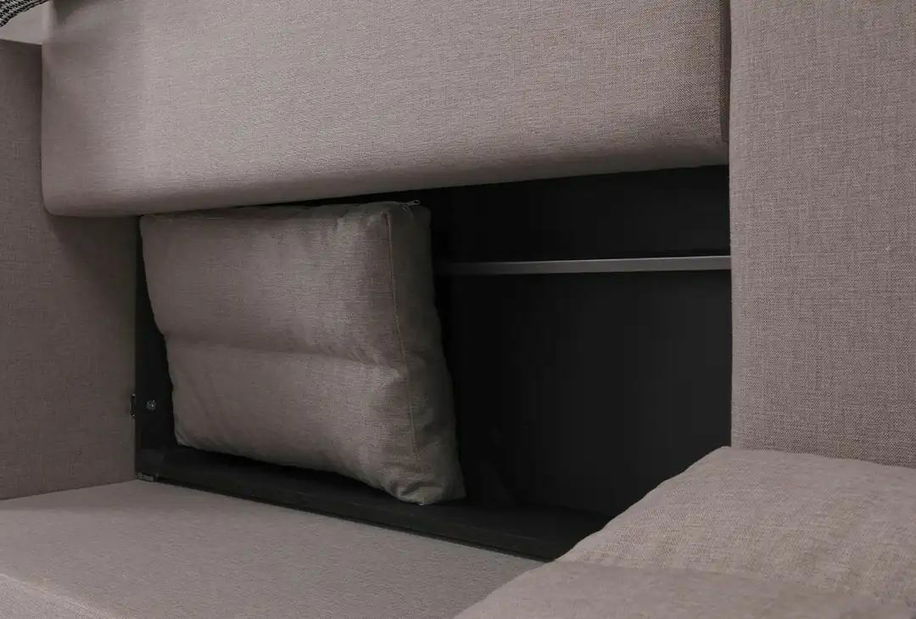 Rohová sedačka Tlofa (šedá) (P)