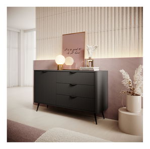 Komoda Lethe III (černá)