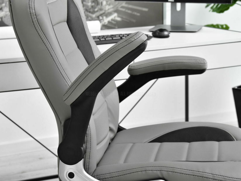 Herní židle Race (šedá)