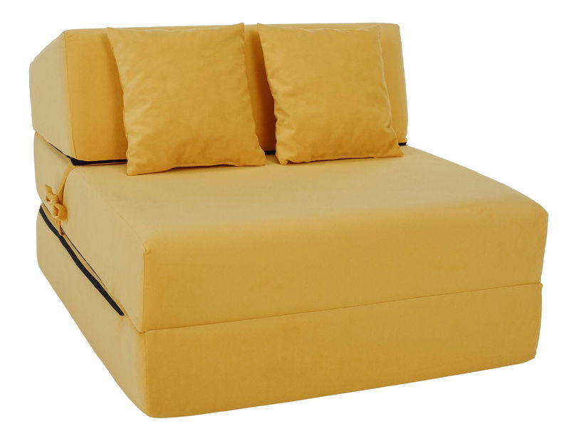 Rozkládací křeslo Plantearan (žlutá)