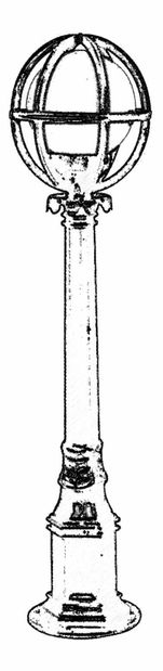 Venkovní podlahové svítidlo Ayrton (černá + bílá)