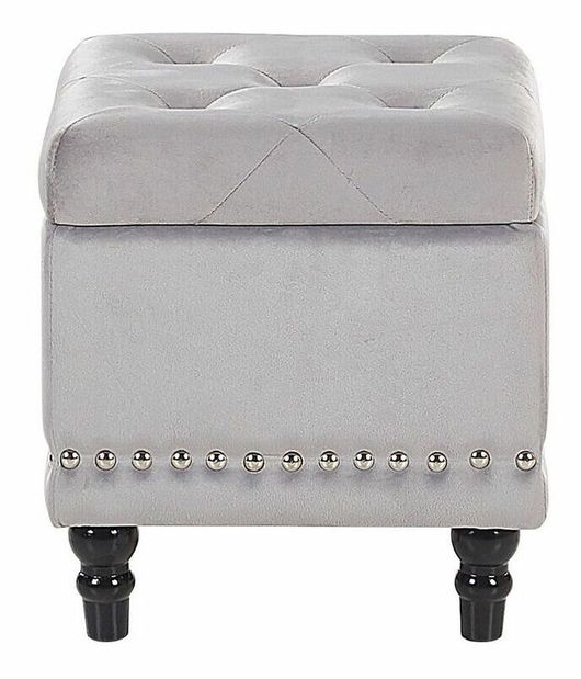 Taburetka LARIO (světle šedá) (s úl. prostorem)