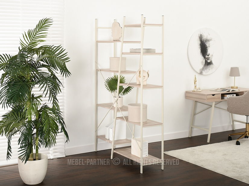 Regál Gecon Reg (popelaváo béžová + krémová)