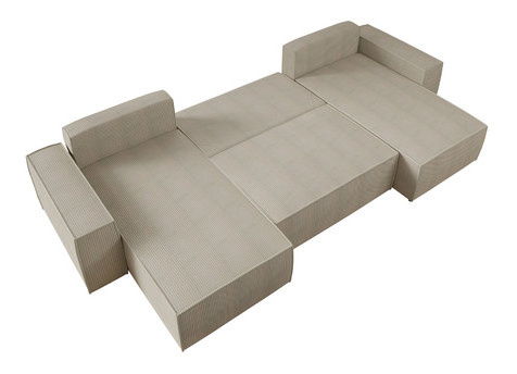 Rohová sedací souprava Miramos U (světlobéžová)