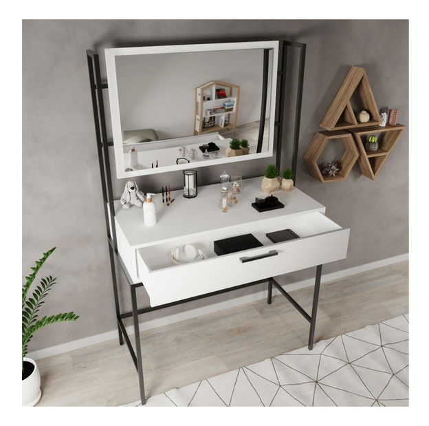 Toaletní stolek Modem L747 (bílá)