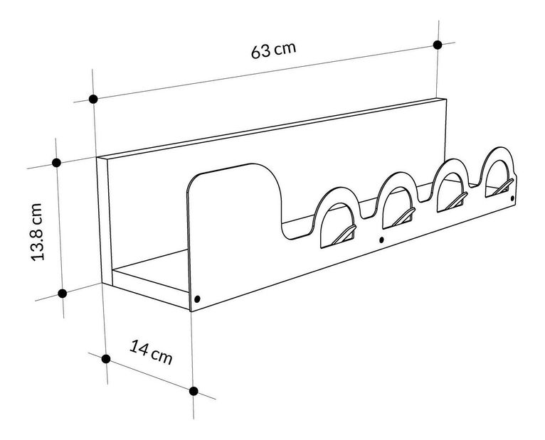 Věšák Voduli (dub)