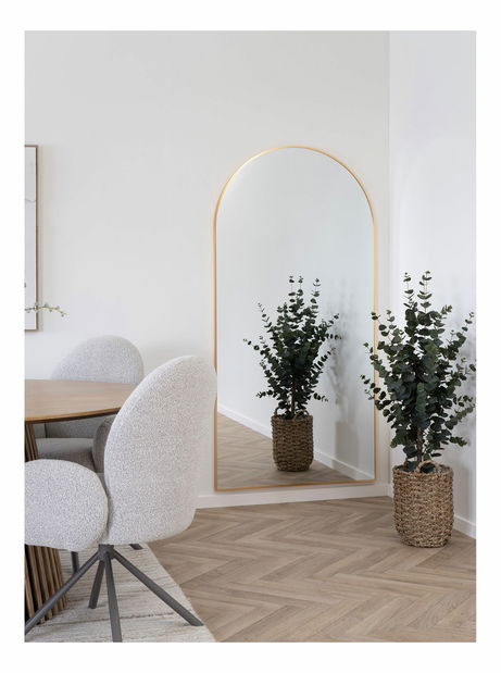 Zrcadlo Midelia 3 (mosazná)