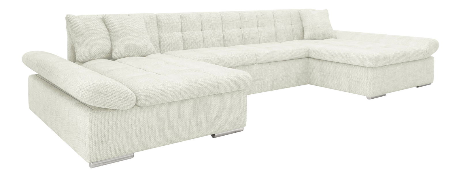 Rohová sedací souprava Agnara (bílá)