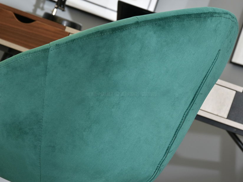 Křeslo Lush 4 (zelená + černá)