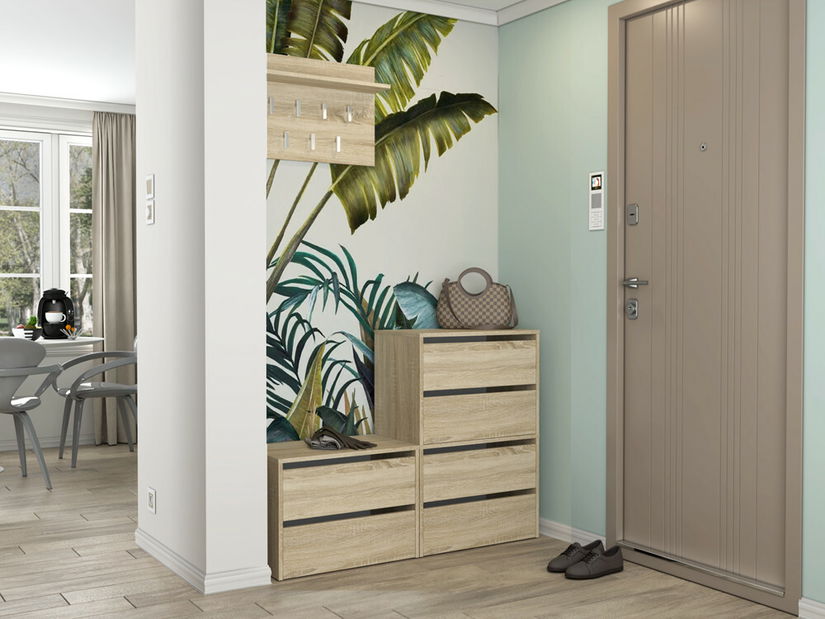 Botník (skříňka na boty) Metido 1 (dub sonoma)