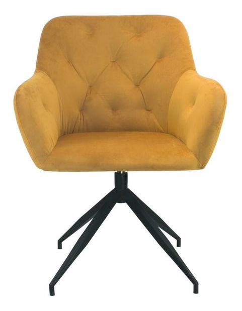 Kancelářské křeslo Viata (žlutá + černá)