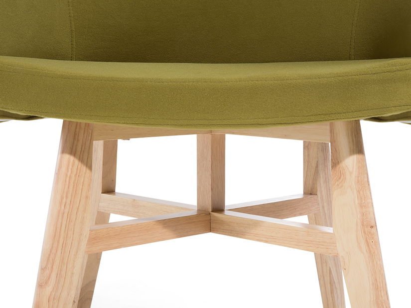 Křeslo Ystvan (olivově zelená)