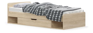 Jednolůžková postel 90 cm Terrell (dub sonoma) (bez roštu a matrace)