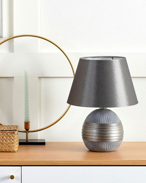 Stolní lampa Sadel (tmavě šedá)