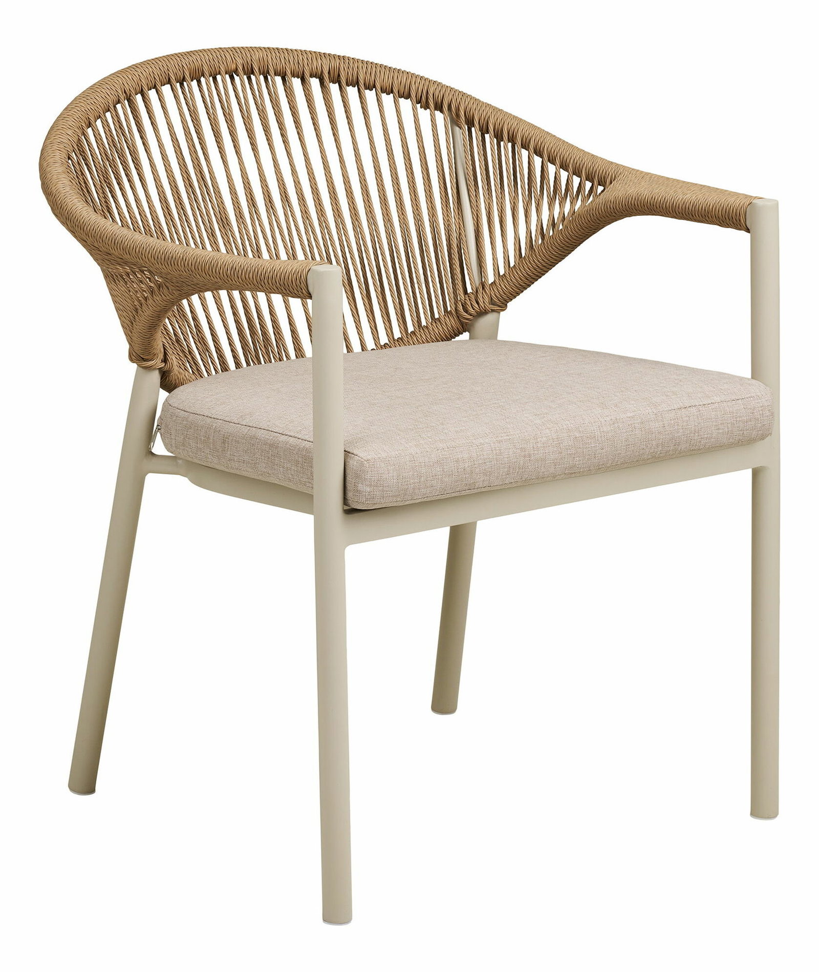 Zahradní židle Abelia 1 (písková + přírodní)