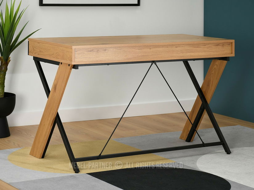 PC stolek Hilly (dub černý)