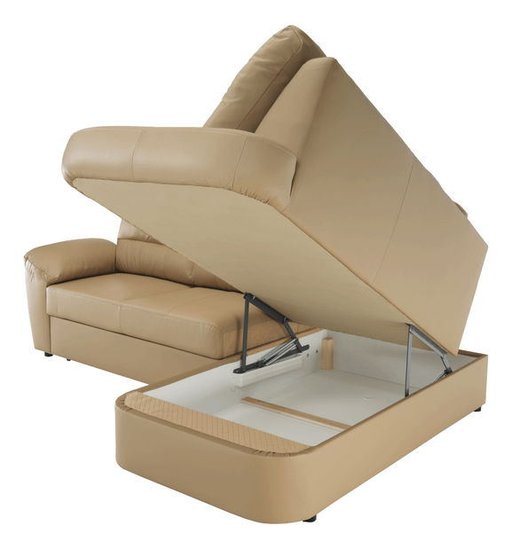 Kožená rohová sedací souprava Viewpark (P)