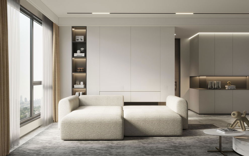 Rohová sedací souprava Karimo (Castel 91) (L)