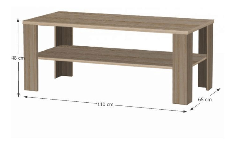 Konferenční stolek Ikusi 22 (sonoma truflová)