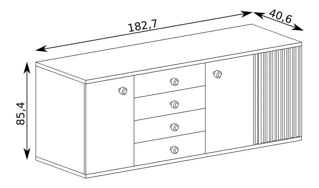 Komoda Claudi 20 (dub artisan)
