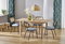 Rozkládací jídelní stůl 118-158 cm118-158 cm Mauric (dub craft) (pro 4 6 osob) (pro 4 6 osob)