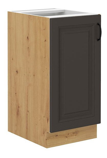 Dolní kuchyňská skříňka Vintageline 40 D 1F BB (dub artisan + grafit)