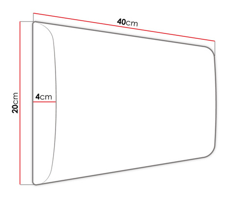 Čalouněný nástěnný panel Pazara 40x20 (manila 02)