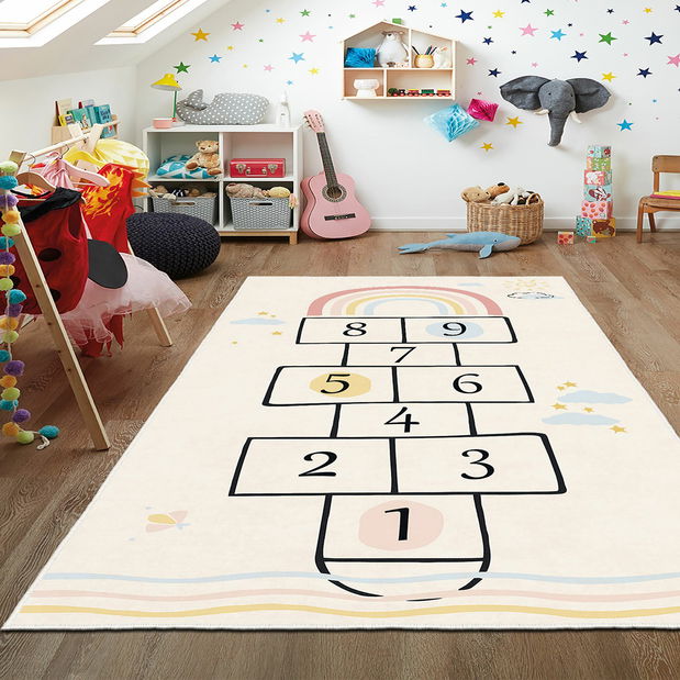 Koberec 140 x 220 cm Woola 96 (krémová)