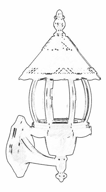 Venkovní nástěnné svítidlo Dustin (černá)