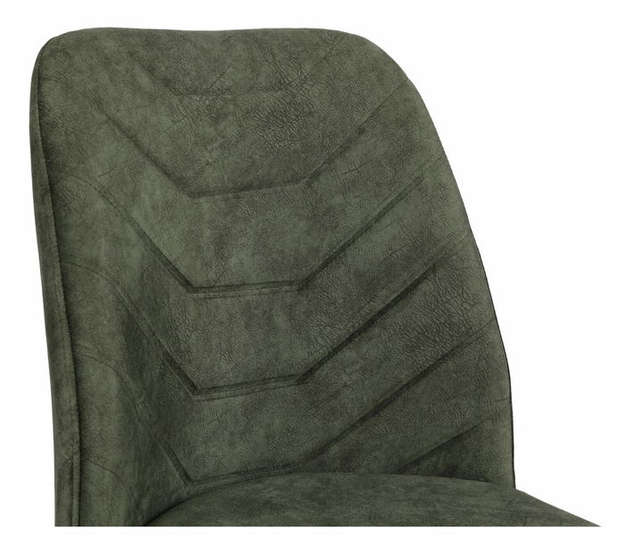 Set 2 židlí Dafne (Ořech + Tmavě zelená)