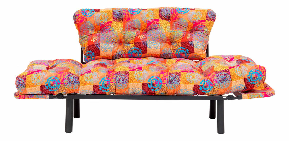 Rozkládací křeslo Nitty (oranžová)