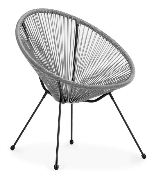 Zahradní židle Gracie (světle šedá)