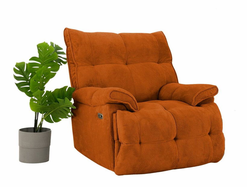 Polohovatelné křeslo Dremie (bílá)