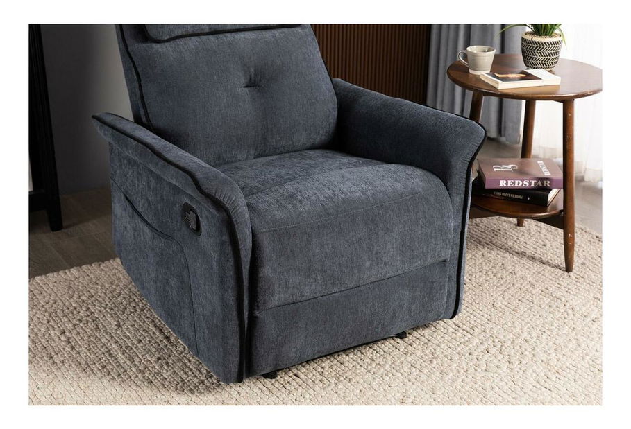 Polohovací křeslo Trato (šedá)