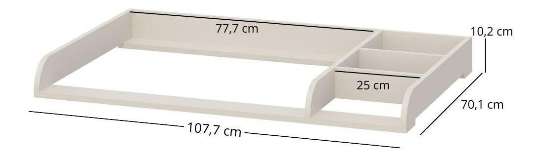 Přebalovací pult na komodu Perdidos (kašmír)