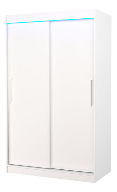 Šatní skříň Connor (bílá) (s led osvětlením)