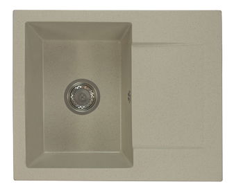 Kuchyňský dřez Dalgam (béžová) (s 1 otvorem pro baterii) (P)