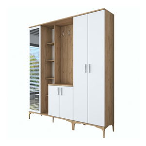 Předsíň Emily 31 (se zrcadlem) (ořech + bílá)