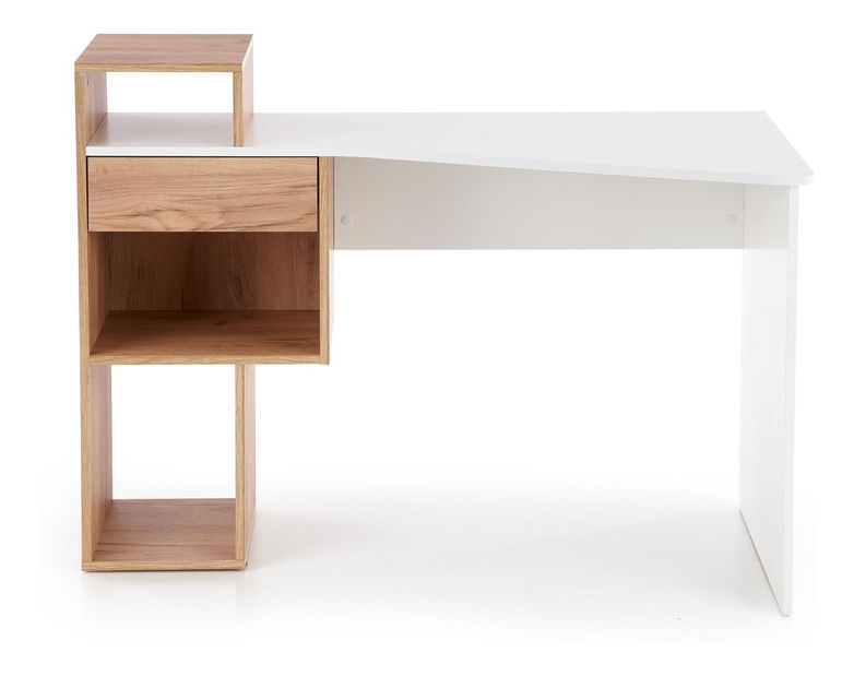 PC stolek Canor (dub zlatý + bílá) *výprodej
