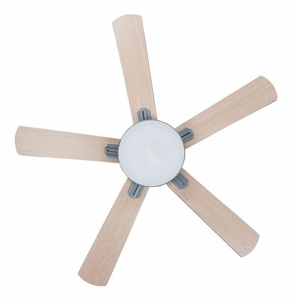 Stropní ventilátor se světlem Helix (šedá)