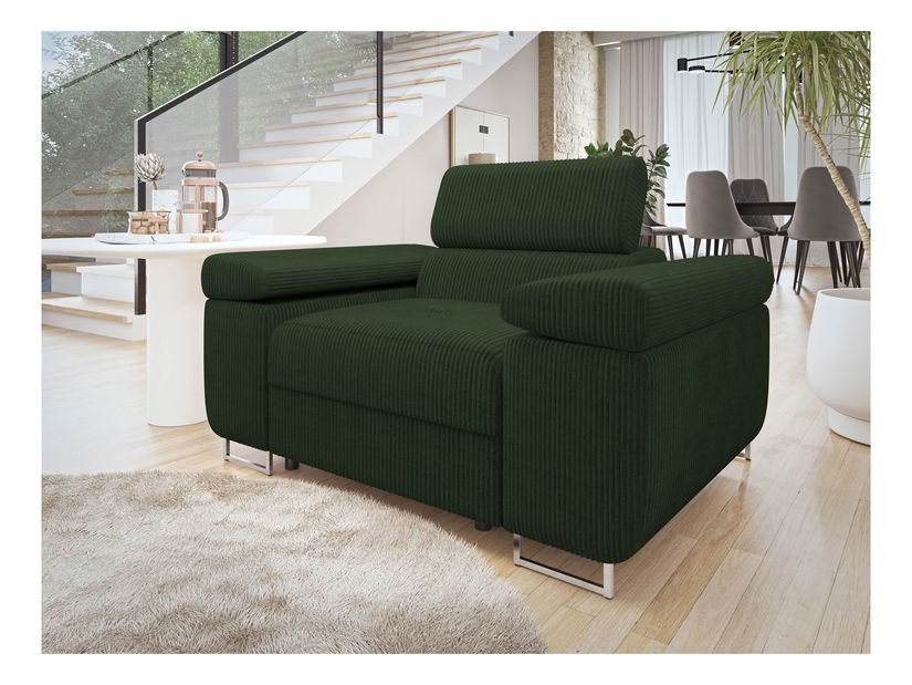 Křeslo Terazuro 1 (šedá + bílá)