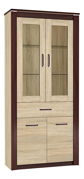 Vitrína Abric 07/S sonoma světlá