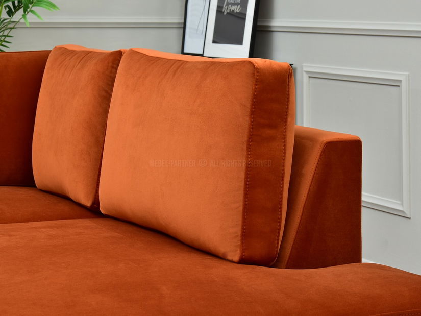 Rohová sedačka Números (černá)