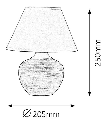 Stolní lampa Molly 4392 (modrá + bílá)