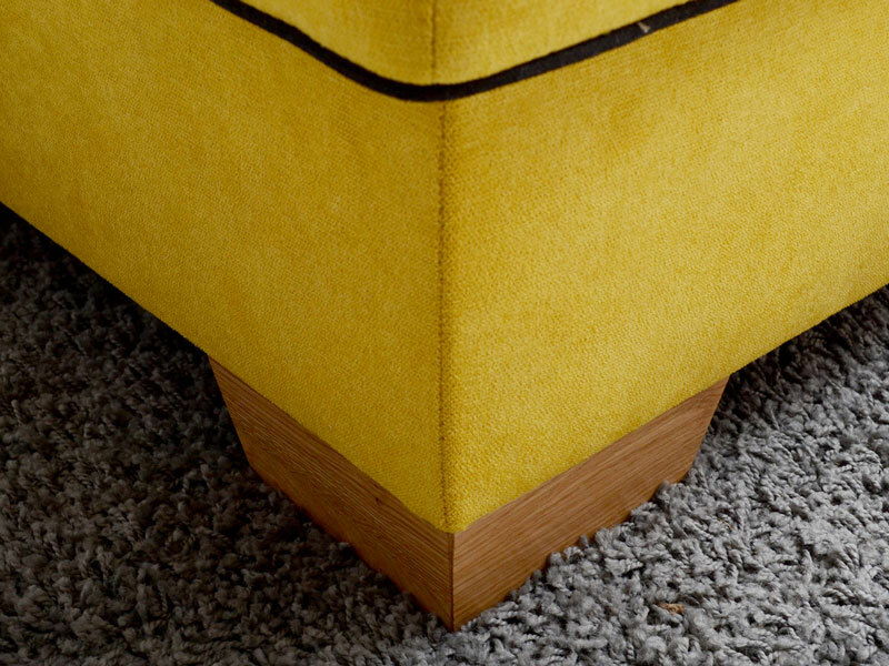 Taburetka Marilyn (žlutá + buk)